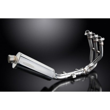 Delkevic volledig systeem Oval RVS 350mm zonder e-keur - Street Triple 675 (2013-2016)