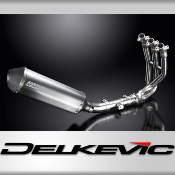 Delkevic volledig systeem X-Oval Titanium 343mm zonder e-keur - Street Triple 675 (2013-2016)