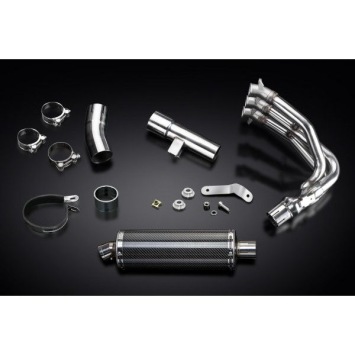 Delkevic volledig systeem Oval Carbon 350mm zonder e-keur - Street Triple 675 (2013-2016)