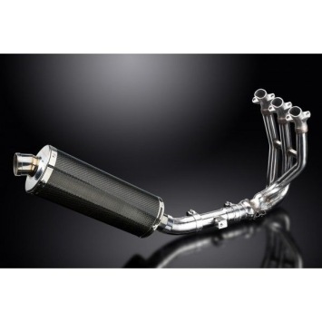 Delkevic volledig systeem Oval Carbon 350mm zonder e-keur - Street Triple 675 (2013-2016)