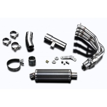 Delkevic volledig systeem Oval Carbon 350mm zonder e-keur - Street Triple 675 (2013-2016)