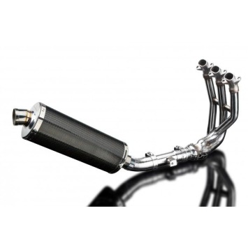 Delkevic volledig systeem Oval Carbon 350mm zonder e-keur - Street Triple 675 (2013-2016)