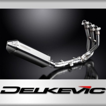 Delkevic volledig systeem Tri-Oval RVS 320mm zonder e-keur - Street Triple 675 (2013-2016)