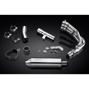 Delkevic volledig systeem Tri-Oval RVS 320mm zonder e-keur - Street Triple 675 (2013-2016)