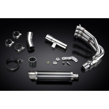 Delkevic volledig systeem Round Carbon 350mm zonder e-keur - Street Triple 675 (2013-2016)