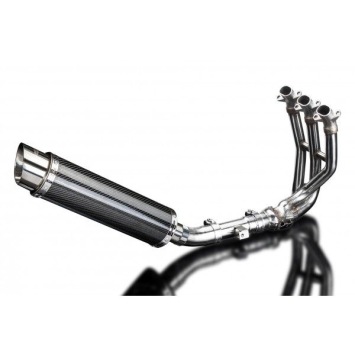 Delkevic volledig systeem Round Carbon 350mm zonder e-keur - Street Triple 675 (2013-2016)