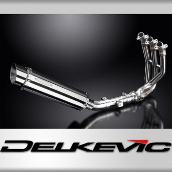 Delkevic volledig systeem Round RVS 350mm zonder e-keur - Street Triple 675 (2013-2016)