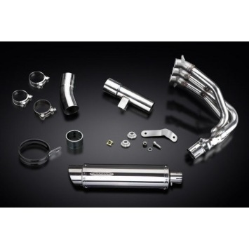 Delkevic volledig systeem Round RVS 350mm zonder e-keur - Street Triple 675 (2013-2016)