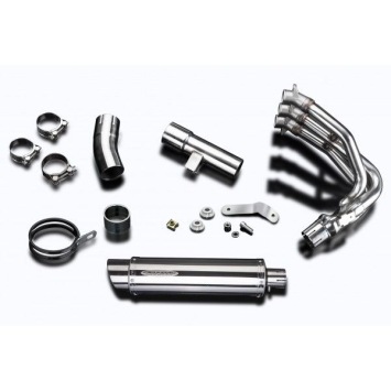 Delkevic volledig systeem Round RVS 350mm zonder e-keur - Street Triple 675 (2013-2016)