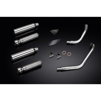 Delkevic volledig systeem Round RVS 410mm zonder e-keur - VN1500 VN1600 96-08