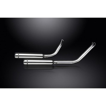 Delkevic volledig systeem Round RVS 410mm zonder e-keur - VN1500 VN1600 96-08