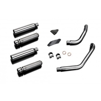 Delkevic volledig systeem Round RVS 410mm zonder e-keur - VN1500 VN1600 96-08