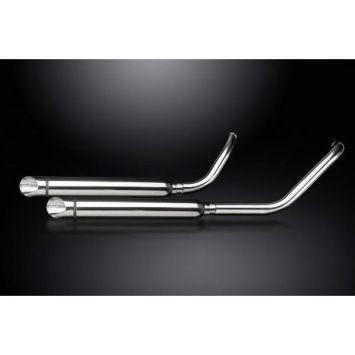 Delkevic volledig systeem Round RVS 550mm zonder e-keur - VN1500 VN1600 96-08