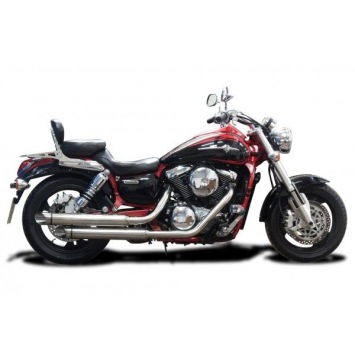 Delkevic volledig systeem Round RVS 550mm zonder e-keur - VN1500 VN1600 96-08