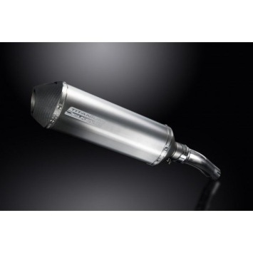 Delkevic slip-on kit X-Oval Titanium 343mm zonder e-keur - CMX500 Rebel (2017-2019)