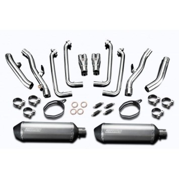 Delkevic volledig systeem X-Oval Titanium 343mm zonder e-keur - FJR1300 (2001-2005)