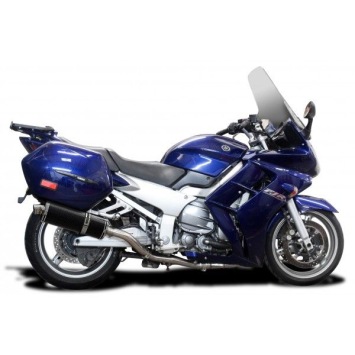 Delkevic volledig systeem Oval Carbon 350mm zonder e-keur - FJR1300 (2001-2005)