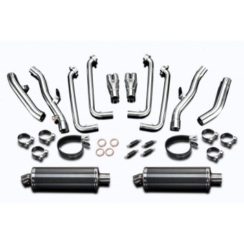 Delkevic volledig systeem Oval Carbon 350mm zonder e-keur - FJR1300 (2001-2005)