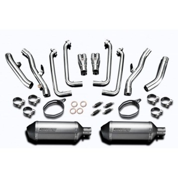 Delkevic Auspuffanlage X-Oval Titanium 260mm ohne EG-BE - FJR1300 (2001-2005)