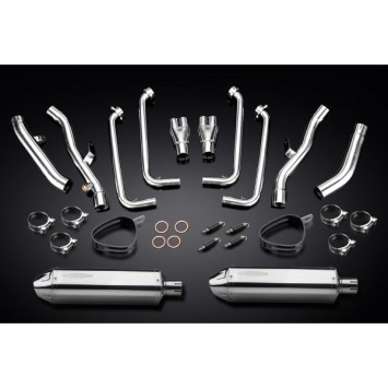 Delkevic volledig systeem Tri-Oval RVS 320mm zonder e-keur - FJR1300 (2001-2005)