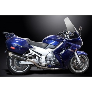 Delkevic volledig systeem Round Carbon 350mm zonder e-keur - FJR1300 (2001-2005)