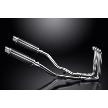 Delkevic volledig systeem Round Carbon 350mm zonder e-keur - FJR1300 (2001-2005)