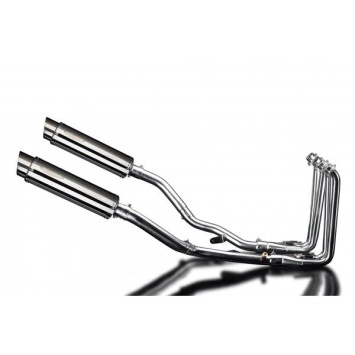 Delkevic Auspuffanlage Round Edelstahl 350mm ohne EG-BE - FJR1300 (2001-2005)