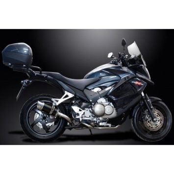 Delkevic volledig systeem Round Carbon 200mm zonder e-keur - VFR800X CROSSRUNNER 2011-14