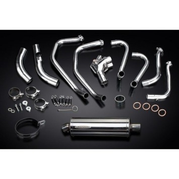 Delkevic volledig systeem Oval RVS 350mm zonder e-keur - VFR800X CROSSRUNNER 2011-14