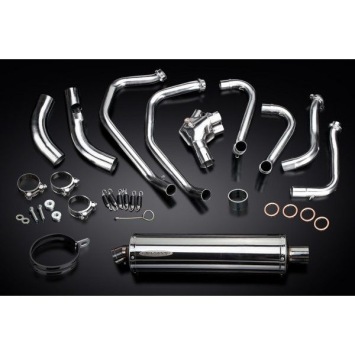 Delkevic volledig systeem Oval RVS 450mm zonder e-keur - VFR800X CROSSRUNNER 2011-14