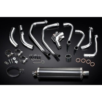 Delkevic volledig systeem Oval Carbon 450mm zonder e-keur - VFR800X CROSSRUNNER 2011-14