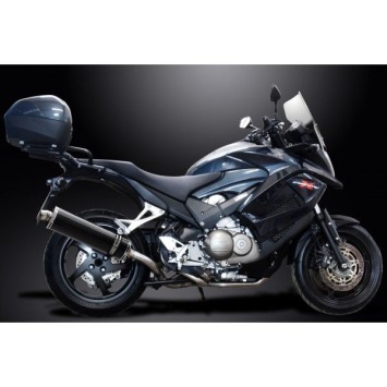 Delkevic volledig systeem Oval Carbon 450mm zonder e-keur - VFR800X CROSSRUNNER 2011-14
