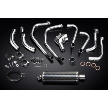 Delkevic volledig systeem Oval Carbon 350mm zonder e-keur - VFR800X CROSSRUNNER 2011-14