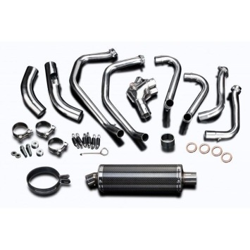 Delkevic volledig systeem Oval Carbon 350mm zonder e-keur - VFR800X CROSSRUNNER 2011-14