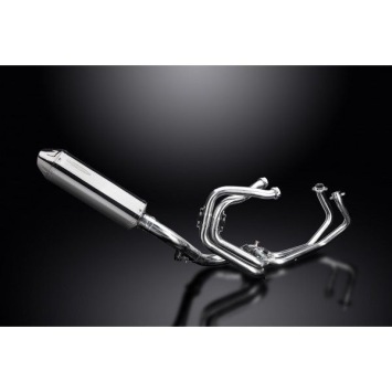 Delkevic volledig systeem Tri-Oval RVS 320mm zonder e-keur - VFR800X CROSSRUNNER 2011-14