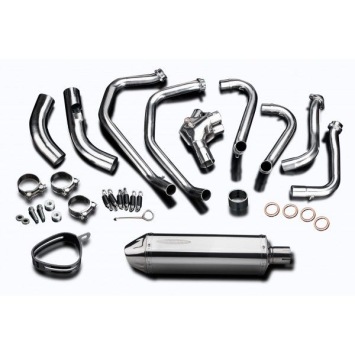 Delkevic volledig systeem Tri-Oval RVS 320mm zonder e-keur - VFR800X CROSSRUNNER 2011-14