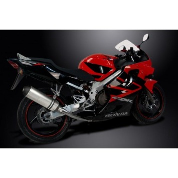 Delkevic volledig systeem X-Oval Titanium 343mm zonder e-keur - CBR600F (1999-2000)