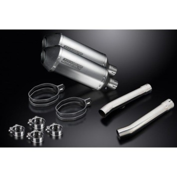 Delkevic slip-on kit X-Oval Titanium 260mm zonder e-keur - CBR1100XX BLACKBIRD (1996-2009)