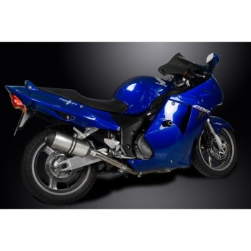 Delkevic slip-on kit X-Oval Titanium 260mm zonder e-keur - CBR1100XX BLACKBIRD (1996-2009)