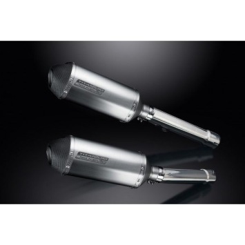Delkevic slip-on kit X-Oval Titanium 260mm zonder e-keur - CBR1100XX BLACKBIRD (1996-2009)