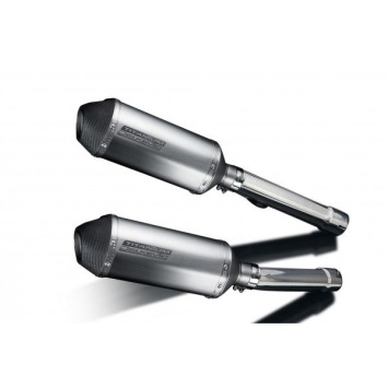 Delkevic slip-on kit X-Oval Titanium 260mm zonder e-keur - CBR1100XX BLACKBIRD (1996-2009)