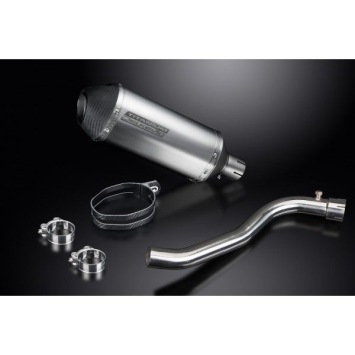 Delkevic slip-on kit X-Oval Titanium 260mm zonder e-keur - GSX-R1000K7-K8 (2007-2008)