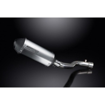 Delkevic slip-on kit X-Oval Titanium 260mm zonder e-keur - GSX-R1000K7-K8 (2007-2008)