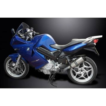 Delkevic slip-on kit X-Oval Titanium 260mm zonder e-keur - F800 S/ST (2006-2014)