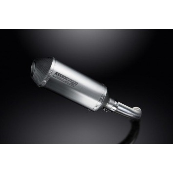 Delkevic slip-on kit X-Oval Titanium 260mm zonder e-keur - F800 S/ST (2006-2014)