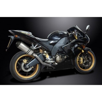 Delkevic slip-on kit X-Oval Titanium 260mm zonder e-keur - ZX-10R NINJA (2004-2005)
