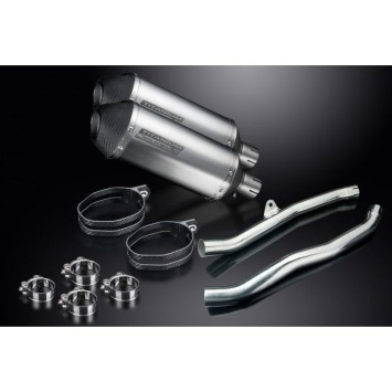 Delkevic slip-on kit X-Oval Titanium 260mm zonder e-keur - ZZR1400/ZX14 (2006-2007)