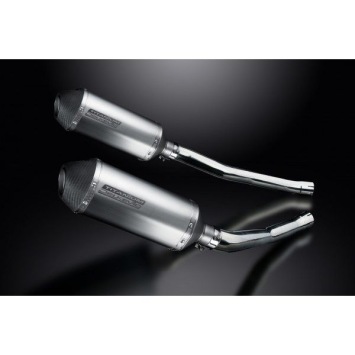 Delkevic slip-on kit X-Oval Titanium 260mm zonder e-keur - ZZR1400/ZX14 (2006-2007)