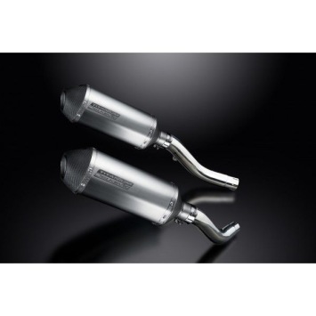 Delkevic slip-on kit X-Oval Titanium 260mm zonder e-keur - Z1000 (2003-2006)