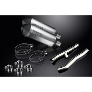 Delkevic slip-on kit X-Oval Titanium 260mm zonder e-keur - GSX1400 K2-K4 (2001-2004)
